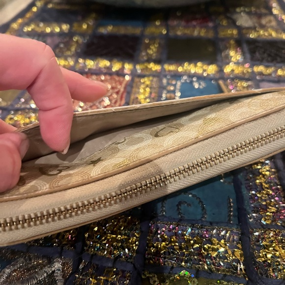 Coach Long Zip Around Wallet - Picture 6 of 16